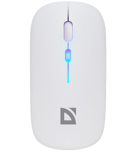 Мышь беспроводная Defender Coda MB-261 белый, 1600 dpi, радиоканал, Bluetooth, USB, кнопки - 4