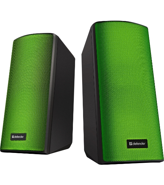 Колонки Defender Spitfire чёрный, 2.0, 6 Вт, Bluetooth, AUX
