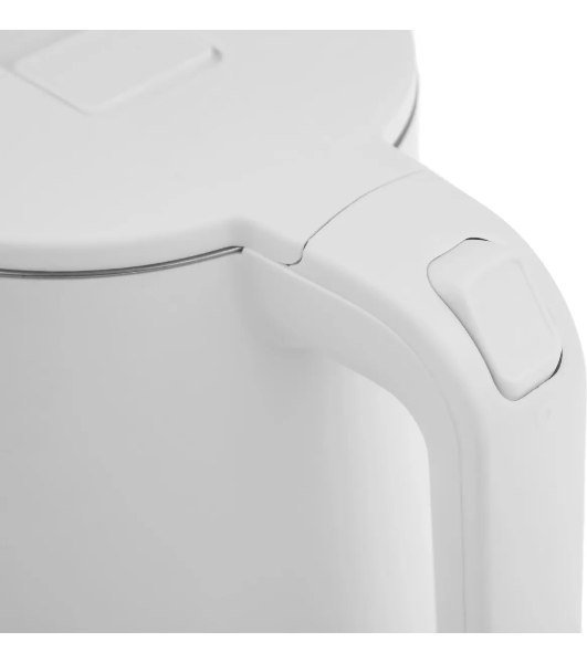 Электрочайник Centek CT-0005 белый, 1.7 л, 2200 Вт, скрытый нагревательный элемент