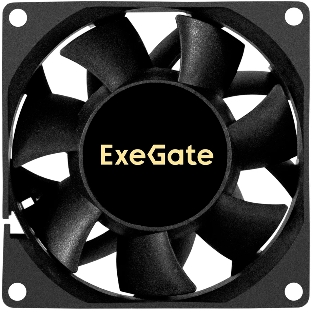 Вентилятор корпусной ExeGate EX08038S2P-24, 80 мм, 4500 об/мин, 43 дБ, 2-pin, без подсветки
