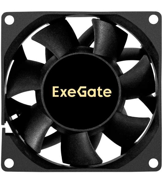 Вентилятор корпусной ExeGate EX08038S2P-24, 80 мм, 4500 об/мин, 43 дБ, 2-pin, без подсветки