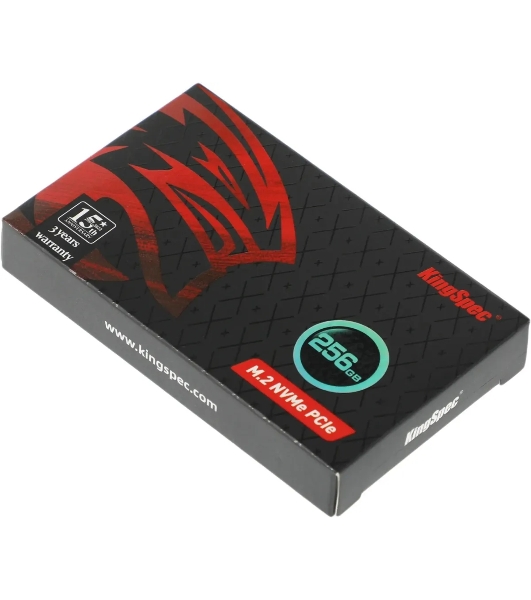 Накопитель SSD KingSpec NE-256, 256Gb, M.2 2280, PCIe 3.0 x4, NVMe, R/W 2000/1300