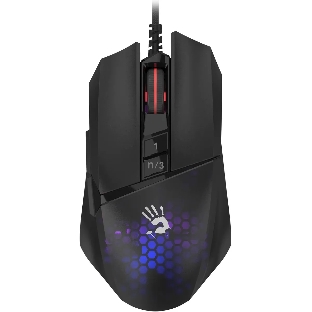 Мышь проводная A4Tech Bloody W65 Max Mini черный, 12000 dpi, USB, кнопки - 9