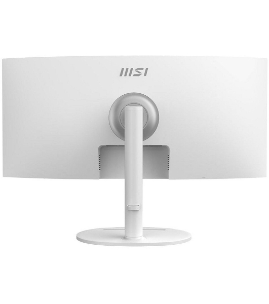 Монитор 34' MSI Modern MD342CQPW VA 3440x1440, 120 Гц, 4 мс, 21:9, 300 кд/м², 2xHDMI, 1xDP, 1xUSB-C, 2x3 Вт, белый, изогнутый