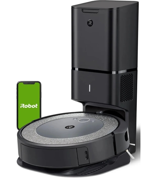 Робот-пылесос IROBOT Roomba i3+ серый/черный, 1800 мAч Li-Ion, уборка сухая, пылесборник контейнер 0.4 л
