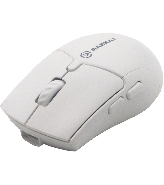 Мышь беспроводная Raskat M007WB белый, 2400 dpi, радиоканал, Bluetooth, USB, кнопки - 6