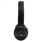 Беспроводные/проводные наушники Ergolux ELX-BTHP01-C02 черный, накладные, Bluetooth + проводной, складная конструкция, до 6 ч, фото4