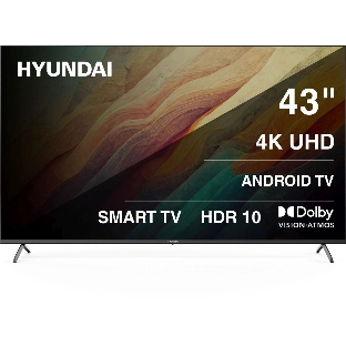 Телевизор Hyundai 43' H-LED43BU7009 черный LED UHD 60Hz Smart TV