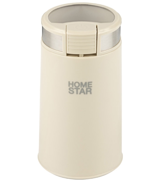 Кофемолка HomeStar HS-2035 бежевый, 200 Вт