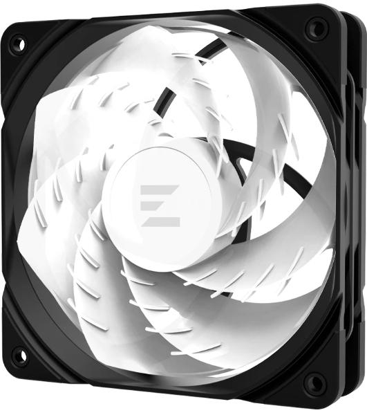 Вентилятор для корпуса Zalman ZM-AF120R ARGb черный, 120 мм, 1500 об/мин, 24.3 дБ, 4 pin