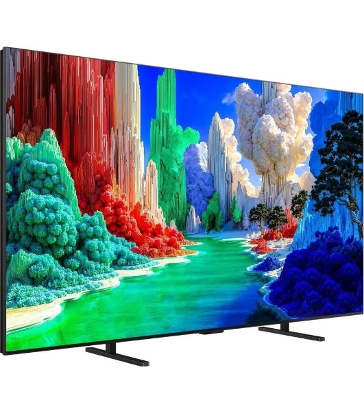 Телевизор TCL 55' 55A400, черный, QLED, 3840x2160 4K Ultra HD, 144 Гц, Google TV, 3 ГБ/32 ГБ