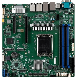 Серверная материнская плата MSI D1500-D1500GB4N-10G-HE, встроенный процессор Intel Xeon D-1500 (SoC), 4xDDR4 ECC RDIMM (до 128 ГБ), 4xSATA 6Gb/s, 4x1Gb LAN (Intel i350), 2x10Gb LAN (SFP+), 2xPCIe 3.0 x8, 1xM.2, 2xUSB-A 3.0, 2xUSB-A 2.0, 1xVGA, 1xCOM, IPMI 2.0, Mini-ITX