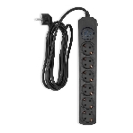 Сетевой фильтр Ippon BK-6-EU-3-16-B 3 м, 6 розеток, черный, коробка, фото6