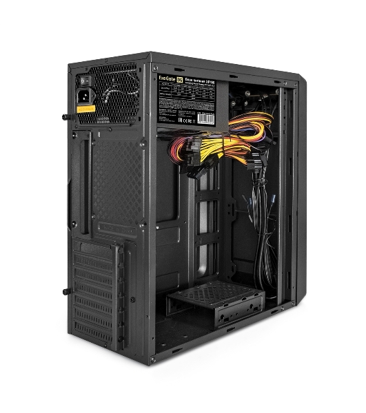 Компьютерный корпус Miditower ExeGate XP-332UC-UNS350 (ATX, БП UNS350 с вент. 12см, 2хUSB 3.0/1хTypeC, аудио, черный)