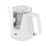 Электрочайник BQ KT0046DW белый, 1 л, 2200 Вт, скрытый нагревательный элемент, фото 1