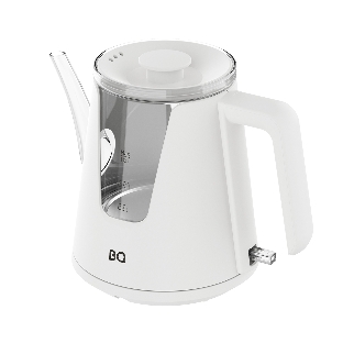 Электрочайник BQ KT0046DW белый, 1 л, 2200 Вт, скрытый нагревательный элемент