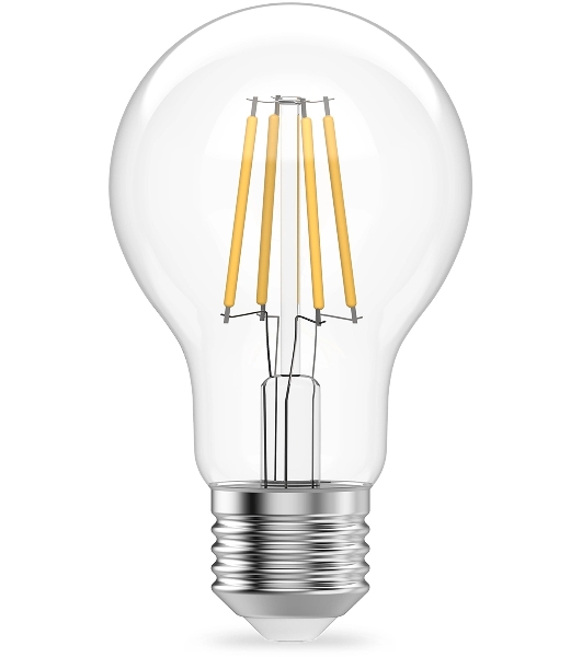Лампа светодиодная филаментная Gauss Filament 11Вт цок.: E27 груша св. свеч. бел. теп. (упак.: 10 шт)