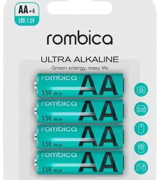 Батарея ALKALINE AA X 4 AB-LR06A ROMBICA