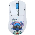 Мышь беспроводная A4Tech Bloody R73 Ultra Duo белый/рисунок оптическая 20000dpi беспров. USB/USB-C 7but (R73 ULTRA DUO NYX MIRAGE), фото 1