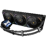 Система жидкостного охлаждения Thermalright Frozen Vision 360 V2 ARGb Soc-AM5/AM4/1200/1700/1851 черный 4-pin 28dB Al LCD Ret (F-VISION-360-BL-ARGb-V2), фото3