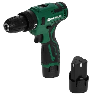 Дрель-шуруповерт Ovk Tools OTCS3AA-12V-1.5A, 12 В, 1,5 Ач, 26 Нм, щеточный