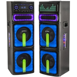 Минисистема Supra SMB-2050, 180Вт, FM USB BT SD, черный