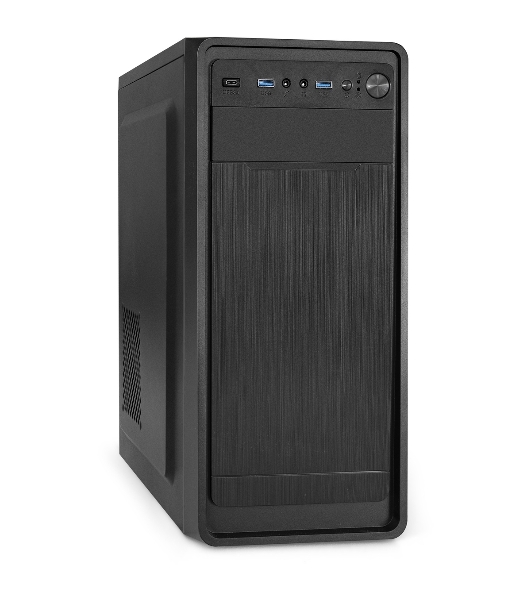 Компьютерный корпус Miditower ExeGate XP-332UC-UNS350 (ATX, БП UNS350 с вент. 12см, 2хUSB 3.0/1хTypeC, аудио, черный)