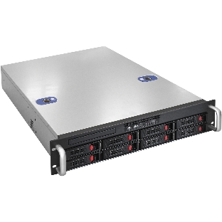 Серверный корпус ExeGate Pro 2U550-HS08 RM 19', высота 2U, глубина 550, БП 1U-500ADS, 8xHotSwap, USB