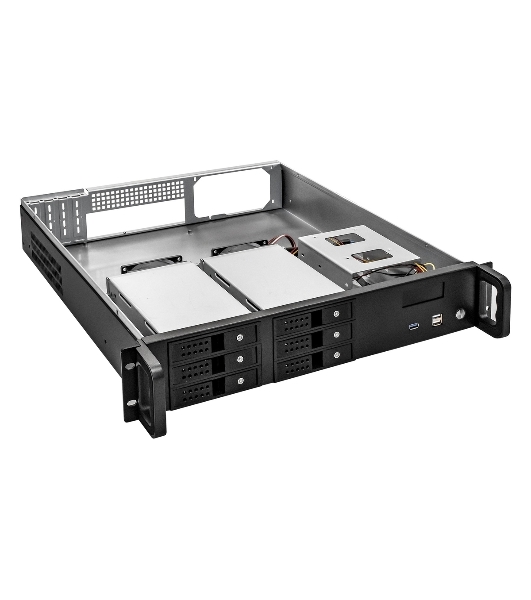 Серверный корпус ExeGate Pro 2U480-HS06 (RM 19', высота 2U, глубина 480, БП 900ADS, 6xHotSwap, USB)