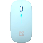 Мышь беспроводная Defender Coda MB-261 голубой, 1600 dpi, радиоканал, Bluetooth, USB, кнопки - 4, фото 1
