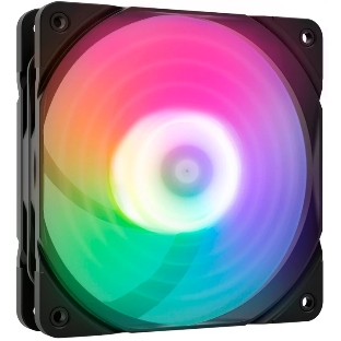Вентилятор для корпуса Zalman ZM-AF120R ARGb черный, 120 мм, 1500 об/мин, 24.3 дБ, 4 pin
