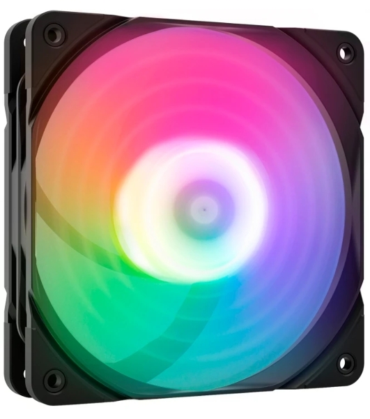 Вентилятор для корпуса Zalman ZM-AF120R ARGb черный, 120 мм, 1500 об/мин, 24.3 дБ, 4 pin