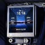 Система жидкостного охлаждения Thermalright Frozen Vision 360 V2 ARGb Soc-AM5/AM4/1200/1700/1851 черный 4-pin 28dB Al LCD Ret (F-VISION-360-BL-ARGb-V2), фото4