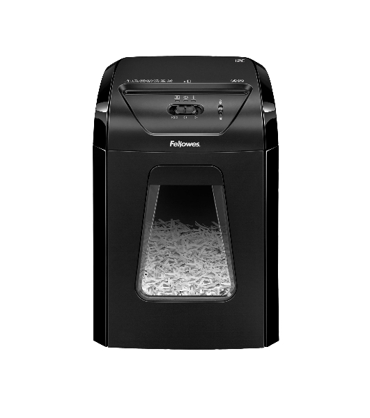 Шредер Fellowes PowerShred 12C FS-71201 DIN P-4, 4х40мм, 12лст., 18лтр.,Safety Lock
