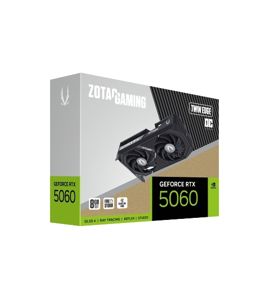 Видеокарта Zotac RTX 5060 TWIN EDGE OC 8Gb GDDR7 128bit 3xDP HDMI 2FAN MEDIUM PACK
