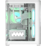 Компьютерный корпус AeroCool/Formula Crystal U2M Floe белый без БП mATX 1xUSB 3.0 audio bott PSU, фото7