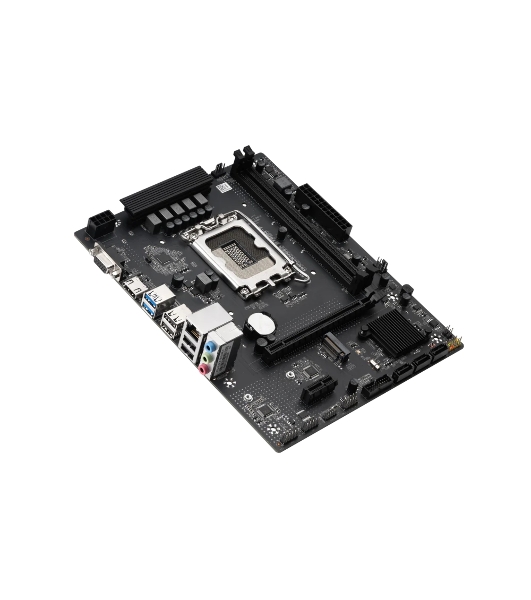 Материнская плата Maxsun Challenger B760M-F, LGA 1700, Intel B760, 2xDDR4, 3xSATA III, 2xM.2, 1xPCIe 4.0 x16, 1xHDMI, 1xVGA, 1xRJ-45 1Gb LAN, 2xUSB 3.2 Gen 1, 4xUSB 2.0, 3x3.5 мм, 5.1, mATX