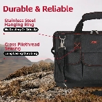 Сумка для инструментов Deli DL430901 Black Edition, фото6