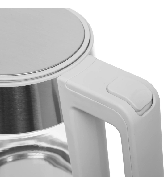 Чайник электрический Haier HK-500 1.7л. 2200Вт серый/белый корпус: стекло/пластик (TD0029955RU)