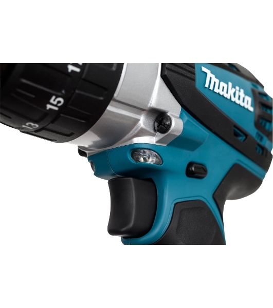 Дрель-шуруповерт Makita DHP458Z, 18 В, 0 Ач, 91 Нм, щеточный, ударный