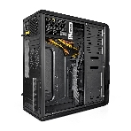 Компьютерный корпус Miditower ExeGate XP-329S-UNS400 (ATX, БП UNS400 с вент. 12см, 2*USB, аудио, черный), фото3