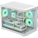 Компьютерный корпус AeroCool/Formula Crystal U2M Floe белый без БП mATX 1xUSB 3.0 audio bott PSU, фото8