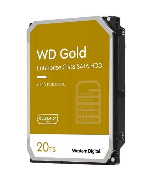 Жесткий диск Western Digital 3.5'; 20Tb WD202KRYZ Gold SATA3, Cache 291MB, 7200 rpm