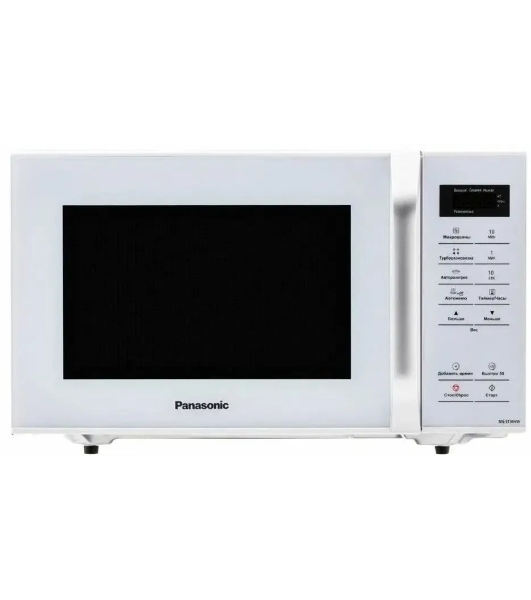 Микроволновая печь Panasonic NN-ST34HWZPE белый, 25 л, 800 Вт, переключатели - сенсор