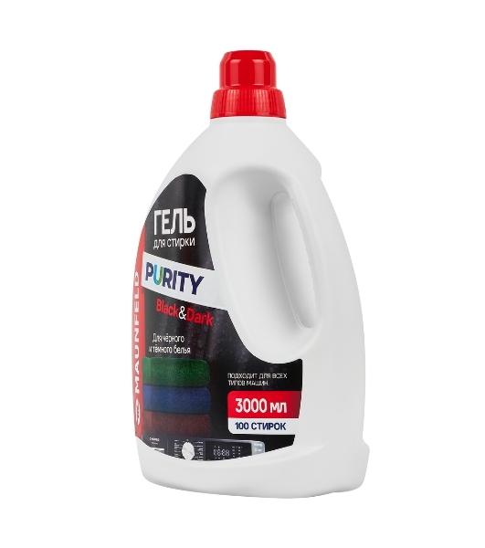 Гель для стирки Maunfeld Purity Black&Dark 3000 мл MWL3000PB