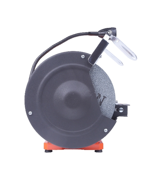 Станок заточной PATRIOT Expert GM 200 L, подсветка, 550Вт, 2980об/мин, 200мм диск, А36/А60 зерн, посадочный 16 мм, асинхронный, адаптер на круги 32 мм