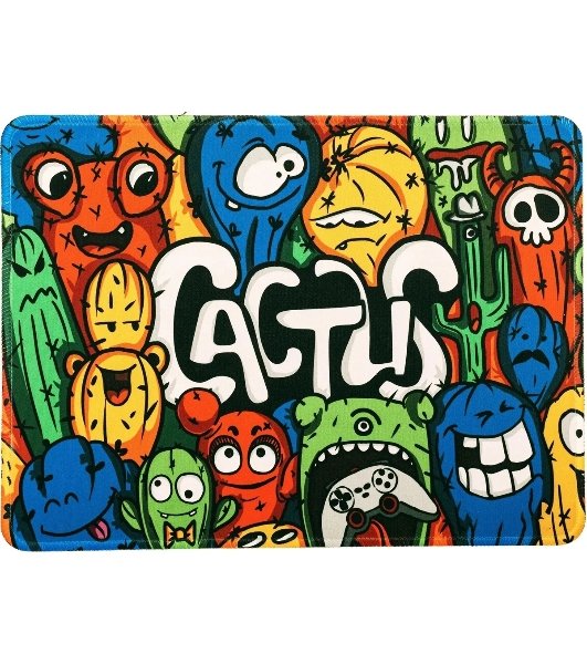 Коврик для мыши Cactus Colorful Cacti 400x300x3мм (CS-MP-PRO07XL)