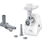 Мясорубка электрическая Bosch MFW2515W белый, 1500 Вт, 1.7 кг/мин, защита от перегрузки, насадки - 4, фото 1