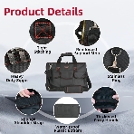 Сумка для инструментов Deli DL430901 Black Edition, фото8