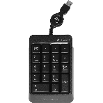 Числовой блок проводной A4Tech Fstyler FK13, USB, серый, фото 1